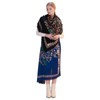 DANA XU Double-Sided Reversible 100% Merino Wool Pashmina Shawl and