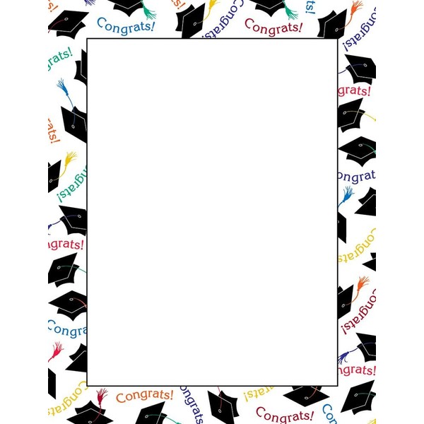 Great Papers! Graduation Letterhead, 8.5"x11", 80 Count (2014242)