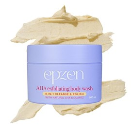epzen Gel De Ducha Exfoliante Corporal 2 En 1 Aha, Limpiador Y Exfoliante - 200 Ml