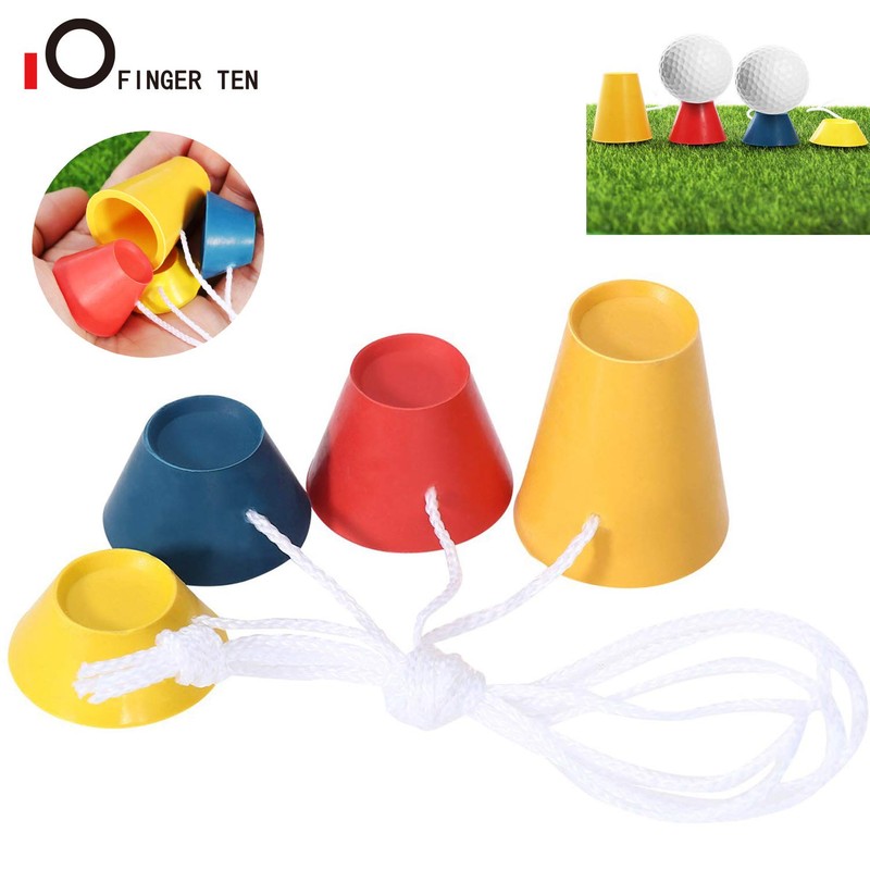 FINGER TEN Golf Tees Winter Rubber Plastic with Different Heights