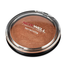 NEW WELL Blush Rouge Terracotta, Marbled Blush Powder for Cheeks, Long-Lasting and Waterproof (02)