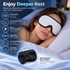 3D Eye Mask for Sleep – Padded Light-Blocking Design with