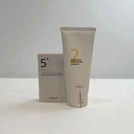 NUMBUZIN No.5 Vitamin Concentrated Serum + No.2 Deep Clean Fresh Cream Cleanser