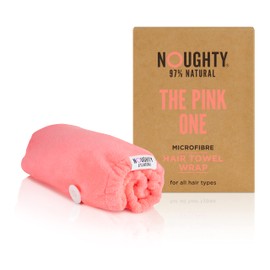 Noughty Microfibre Hair Towel, Quickly Absorbs Moisture, Reduces Breakage, Combats Frizz, Pink
