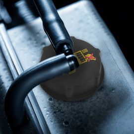 ACROPIX Engine Coolant Radiator Liquid Overflow Reservoir Tank Cap Fit for Ford C-Max Ecosport - Pack of 1 Black