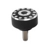 C.C. RIDER Billet Aluminum Seat Bolt Screw 1/4"-20 Thread Compatible