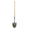 Westward Round Point Shovel, 48 In.Handle, 14 ga. - 1WG31