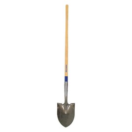 Westward Round Point Shovel, 48 In.Handle, 14 ga. - 1WG31