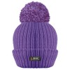 RockJock R40 Ladies Womens Winter POM POM Ribbed Beanie HAT