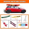 MeeFar Universal Car Soft Roof Rack Pads Luggage Carrier System