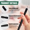5Pcs Microblading Eyebrow Pens, Light Manual Eyebrow Tattoo Pens for