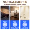 Neporal LITE Emergency Rechargeable Light Bulbs A19, Light Up to