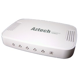 Aztech Desktop 500AV HomePlug AV 4-Port Ethernet Adapter