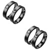 FOMIYES 2 Pairs Matching Promise Rings for Him and Her