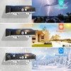 kolpop Warm White Solar Fence Lights Solar Powered,2 Pack Motion