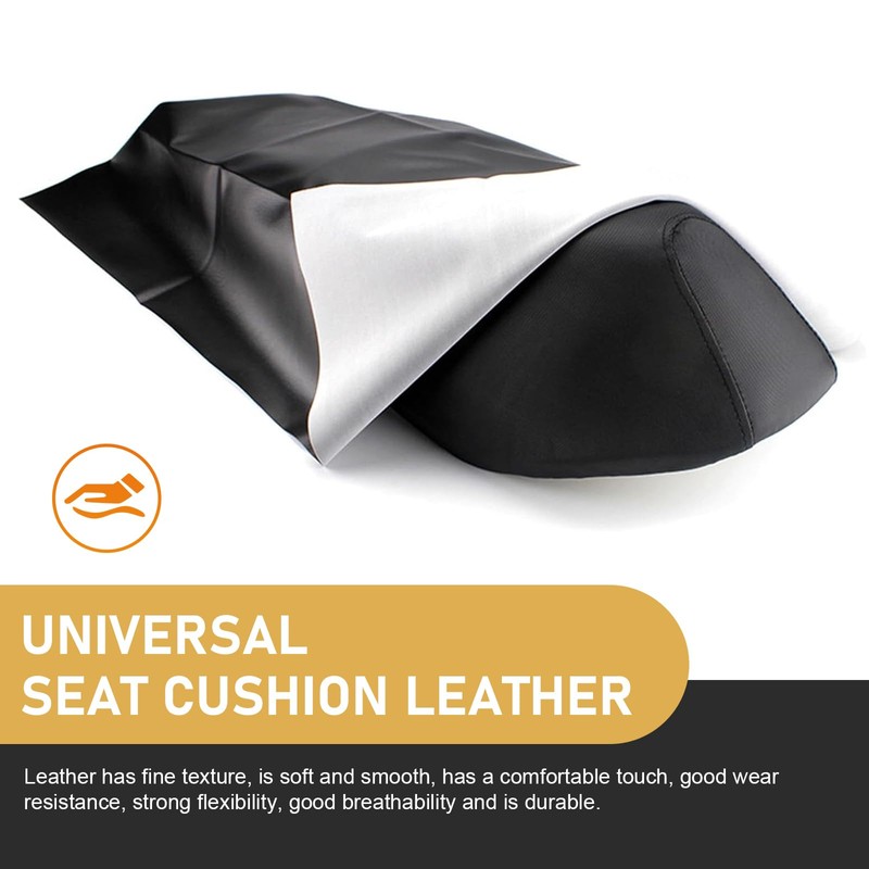Downhill 1 PC Motorcycle Seat Cover, PU Leather Scratch-resistant and