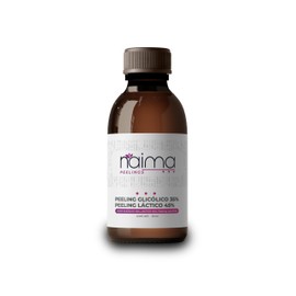 NAIMA Peeling Ácido Glicólico 35 AHA  Ácido Láctico 45, 50ml  Exfoliación Facial Química Avanzada  Tratamiento para Piel Radiante Fórmula Efectiva... 