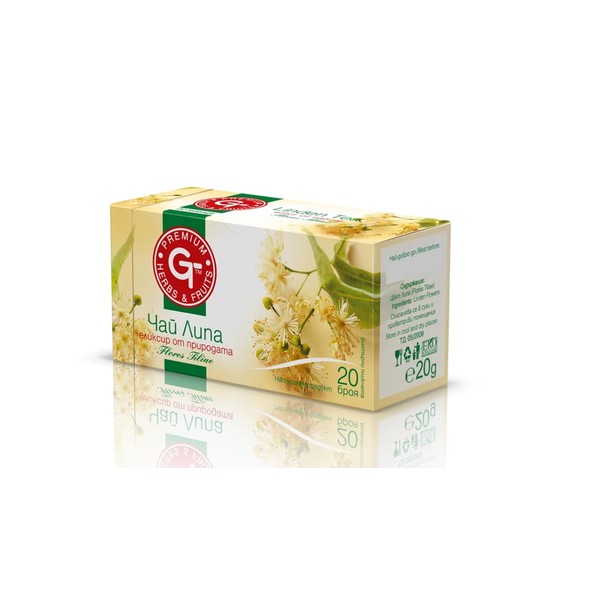 Premium GT Herbs & Fruits - Linden Tea 20 Tea