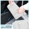 zmoso Car Trash Can, Universal Leather Foldable Leakproof Garbage Bins