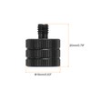 sourcing map Mic Stand Adapter Female M8 to M6 Male