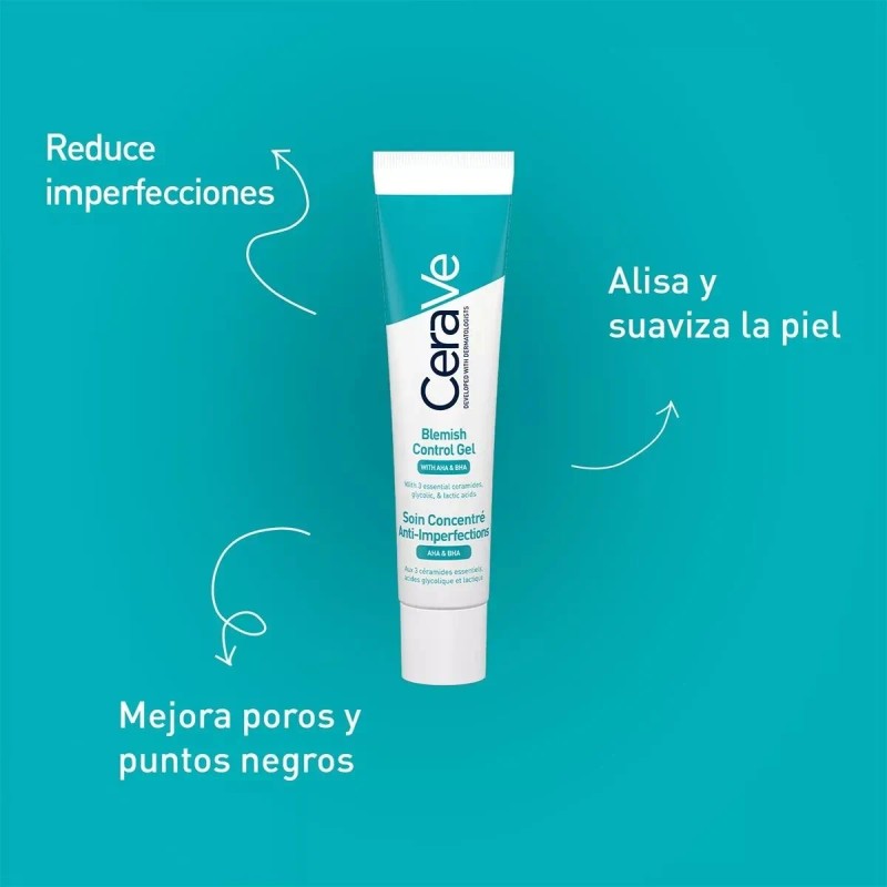 Cerave 2pack Gel Control Con Ácido Salicílico40 Ml Todo Tipo