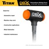 Titan DBX 63628 28oz Dead Blow Hammer with Interchangeable Polyurethane