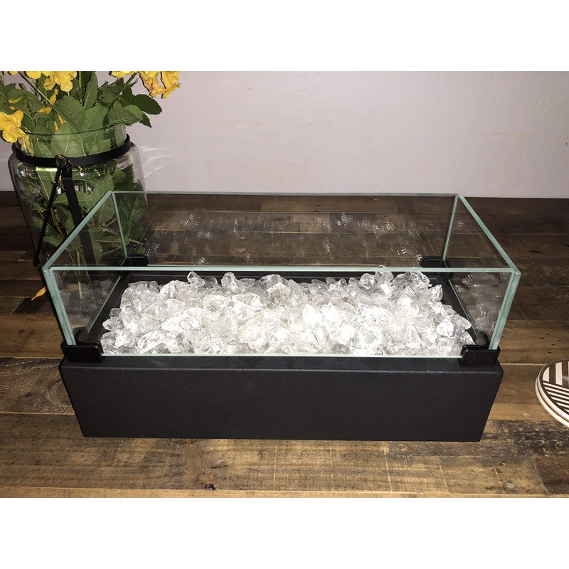 Crystal Clear Fire Glass Chips 10lbs