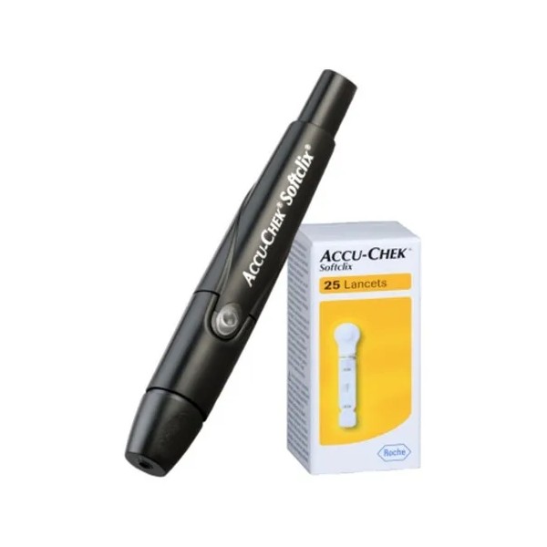 ⚪💉 Accu-Chek Softclix Dispositivo de Punción + 25 Lancetas –