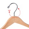 Quality Hangers Wooden Hangers Beautiful Sturdy Suit Coat Hangers with