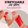 MoYou London Semi-Hardened Gel Nail Strips, Nail File & Wooden