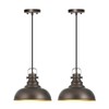 Haolaike 2 Packs Farmhouse Pendant Lights Kitchen Island Adjustable Pendant