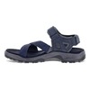 ECCO Men's Yucatan Coast Sport Sandal, Night Sky/Marine Nubuck, 13-13.5