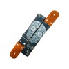 Kidam Printed Guitar Strap with Leather Ends, Rock Style for