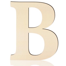 Large Wooden Letters 17 Inch, Big Wood Letters B Shape Cutouts Alphabet Unfinished Paintable Wooden Letters for Wall Decor DIY Crafts Painting Birthday Wedding Party Classroom Nursery Home Decor