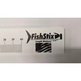 FishStix Products Fishing Ruler Nose Bump Plastic Measuring Device Decal Fish Ruler Many Sizes - FS 40