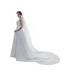 SAMKY 1T 1 Tier Pencil Edge Bridal Wedding Veil -