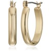 Napier "Classics" Gold-Tone Small Click It Hoop Earrings