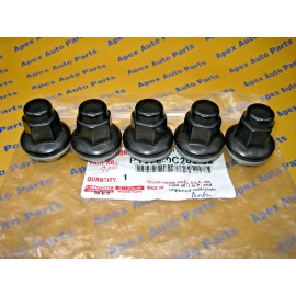 Toyota Tundra Sequoia Land Cruiser Black Lug Nuts OEM Factory Toyota Set of 5