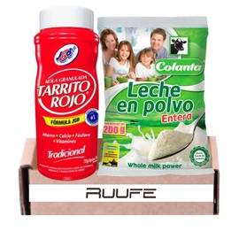 Suplemento Multivitaminico y leche en polvo entera (2 pack) Kola Granulada Tarrito Rojo y leche en polvo colanta entera kola granulada tarrito rojo original leche en polvo colanta colombiana leche en
