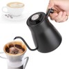 Fdit 850ml Stainless Steel Tea Kettle Drip Over Coffee Kettle