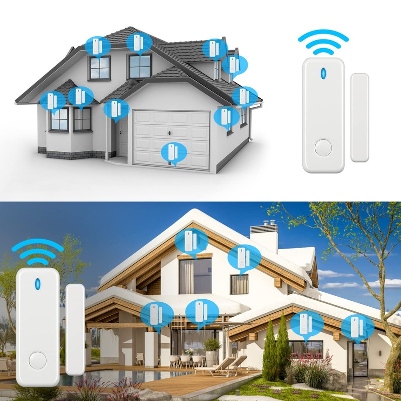 YISEELE Entry Sensor - Window and Door Protection Compatible with