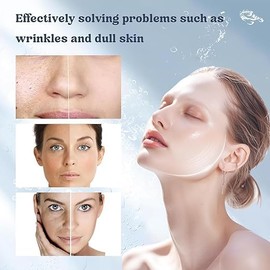 Mascarilla Bio Colágeno, Mascarilla de Colágeno, Minimiza los Poros Mejora la Elasticidad, Mascarillas Faciales para Reafirmación del Rostro en Mujeres y Adolescentes