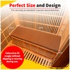 Blue Wave Seat Cushion for 2-Person Sauna - Brown