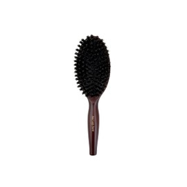 Jean Louis David Wooden Detangling Brush - 100% Boar Bristle Bristles - Softness & Respect for Hair