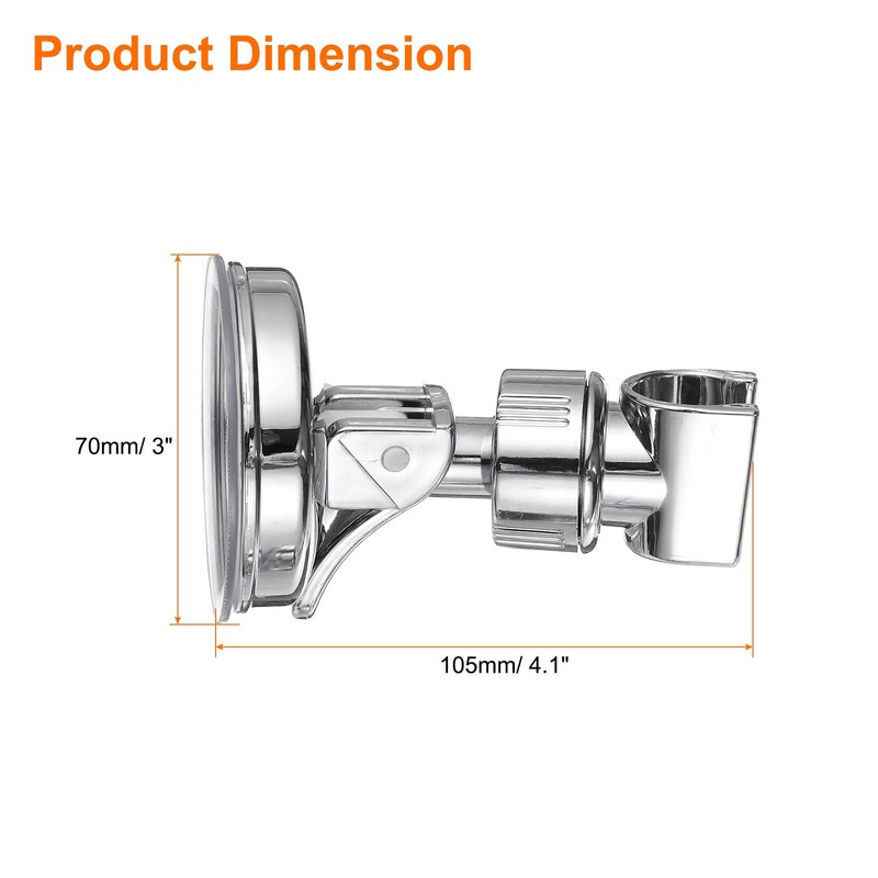 uxcell Shower Head Holder, Suction Cup Shower Head Holder, Handheld