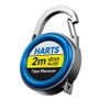Clip On. Mini Tape Measure, 2m x 8mm, Belt Clip