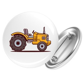 Huuraa Button Traktor Trecker Geschenk Größe 25mm Traktor Geschenkidee