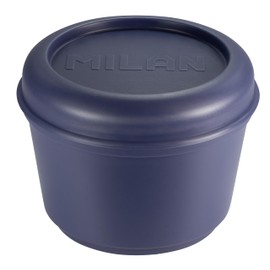 MILAN 0.25 Litre Round Hermetic Food Container with Blue Lid