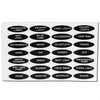 Five Oceans Boat Switch Panel Labels, 28 Pcs per Sheet,