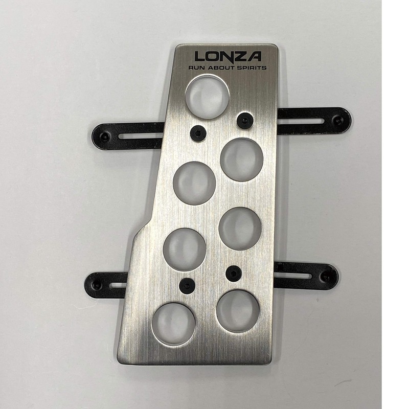 ナポレックス(Napolex) LONZA 車用アルミペダル AT車専用 ペダルセット スポーツペダル 寸法71x110/119x56mm カー用品 LZ-303